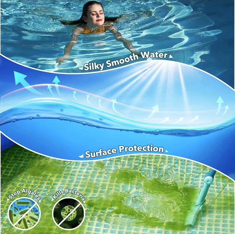 10LB Pool Cleaning Tablets 3 inch Chlorinating Tablets for Swimming Pools, Spas Household