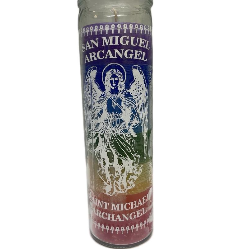 Saint Michael Archangel candle