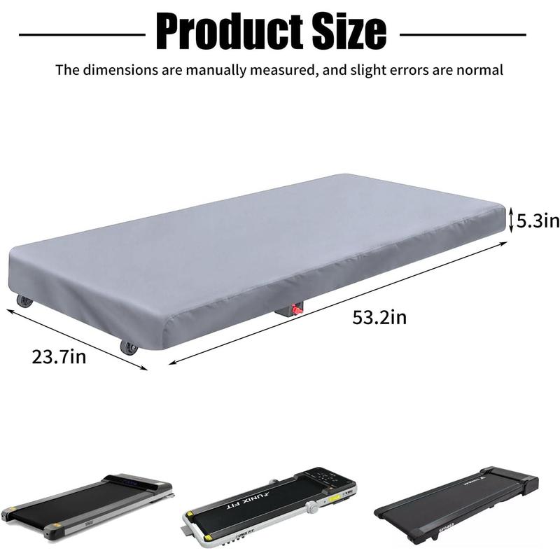 Under Desk Treadmill Cover 420D Walking Pad Cover Waterproof Protective Dust-Proof for Home Walking Treadmill Indoor Office Unde