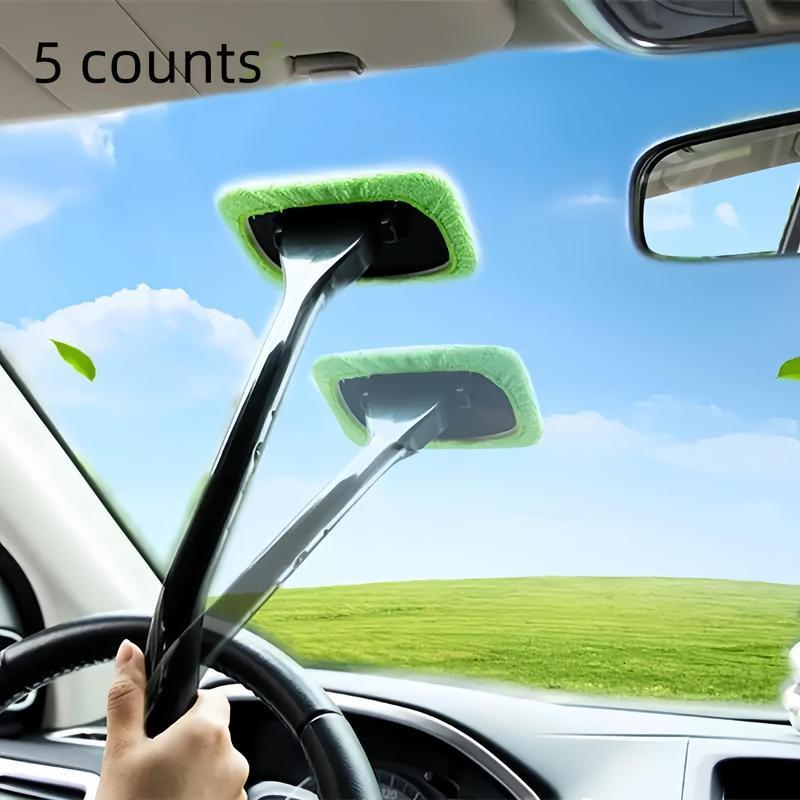 Car Windshield Cleaning Brush, Portable Car Windshield Defogging Cleaning Brush, Professional Car Cleaning Accessories