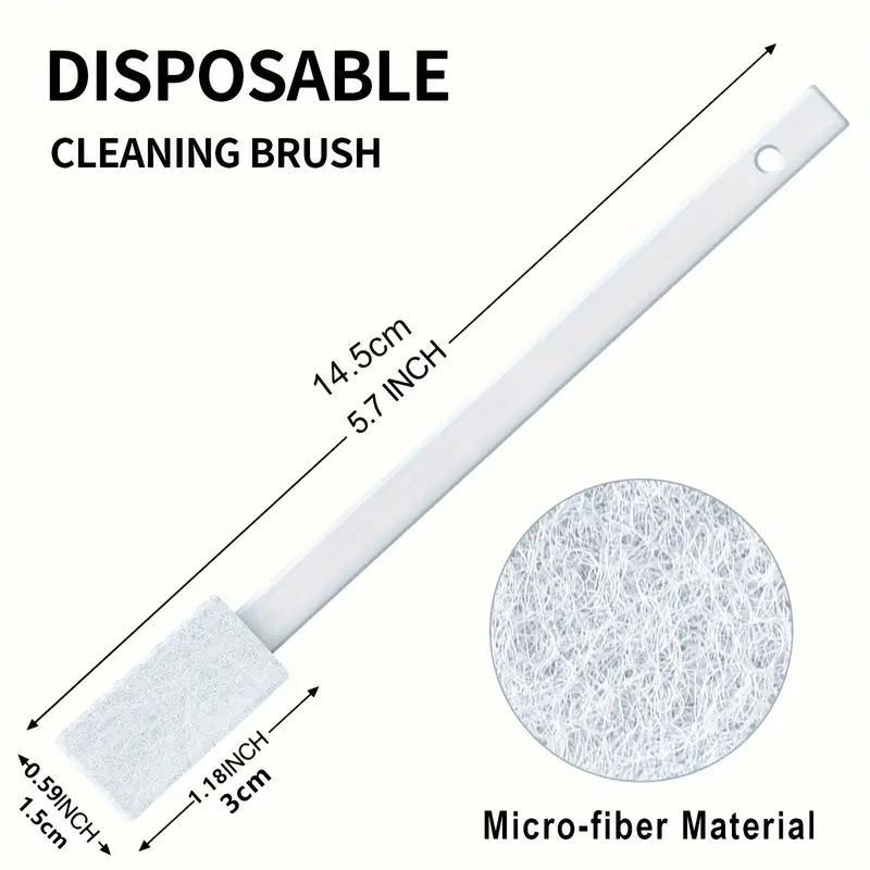 Disposable Crevice Cleaning Brush, 40pcs Multipurpose Small Scrub Cleaner Brush for Small Spaces & Toilet Bowl Corner & Window Groove, Kitchen Cleaning Supplies