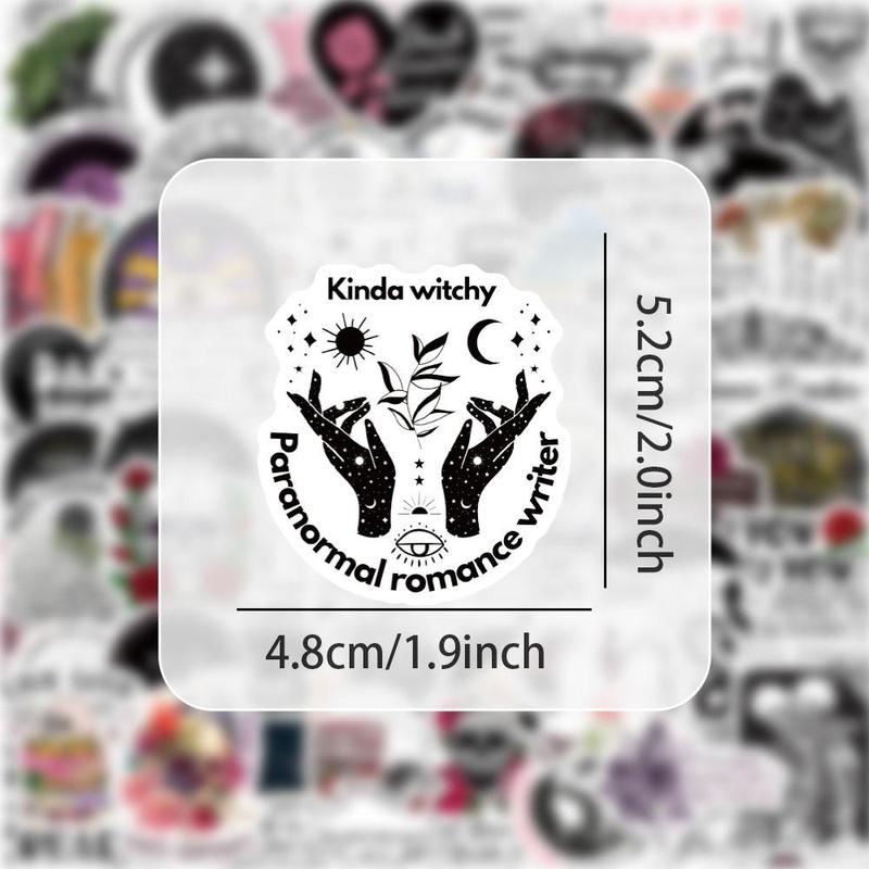 Dark Romance Book Sticker, 150pcs set Bookish Reading Booktok Aesthetic Sticker, Book Sticker for Adult Clear Case Skin, Bookish Book Lover Gifts Accessories