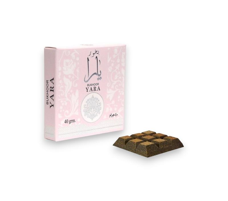 Ard Al Zaafaran | Yara Choco Incense - Choco Bukhoor - 40 Grams | Aromatic and Smoky Incense Fragrance Aroma Fragrance