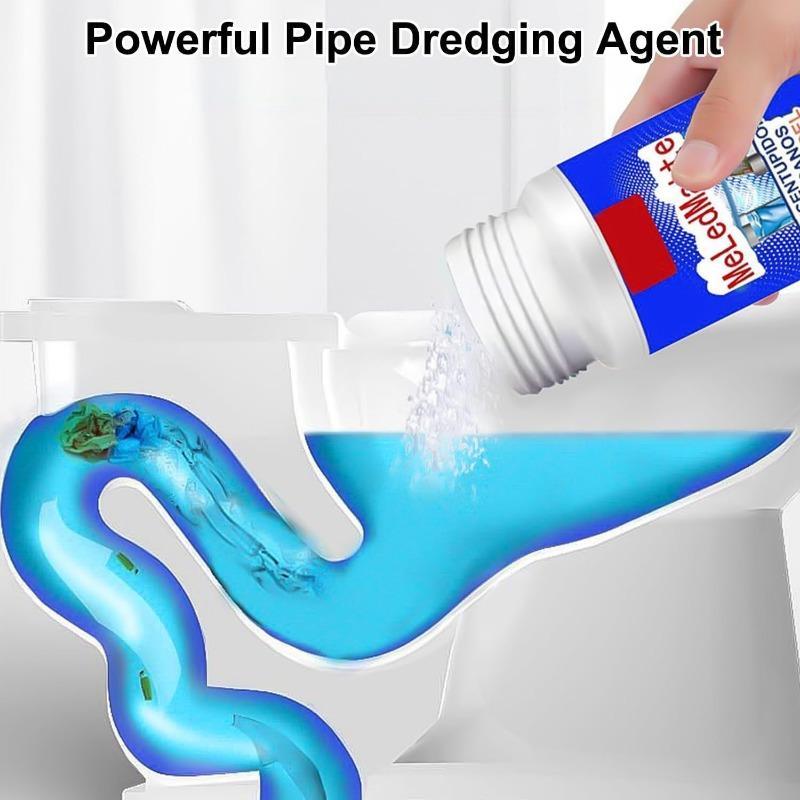 2Pcs Meledmatte Powerful Pipe Dredging Agent, Desentupidorc De Canos Drain Gel, Sink Drain Cleaner Kitchen Toilet Pipeline Dredge Agent