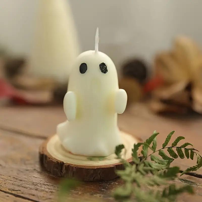 Cute Ghost Design Aromatherapy Candle, 1 Count Ghost Scented Candle, Decorative Candle for Home Decor, Vanilla Scented Candle