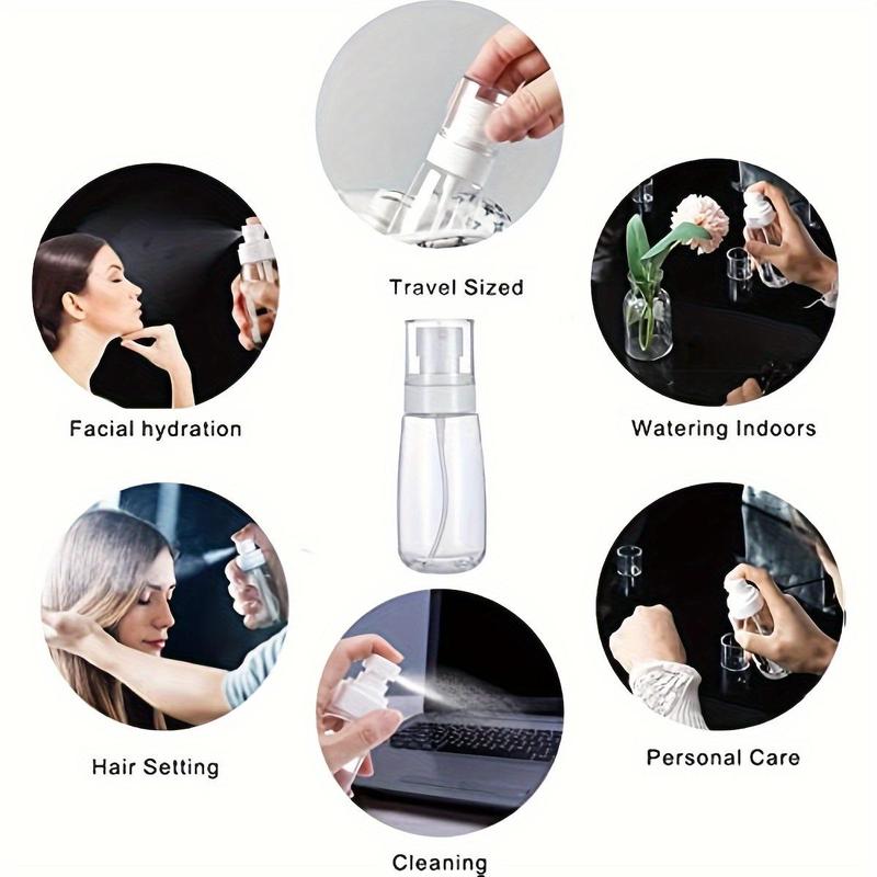 Portable Spray Bottle, 1 Count Clear Perfume & Lotion Dispenser with Pump, Travel Size Spray Bottle for Skin Care, Makeup Tool for Women & Girls