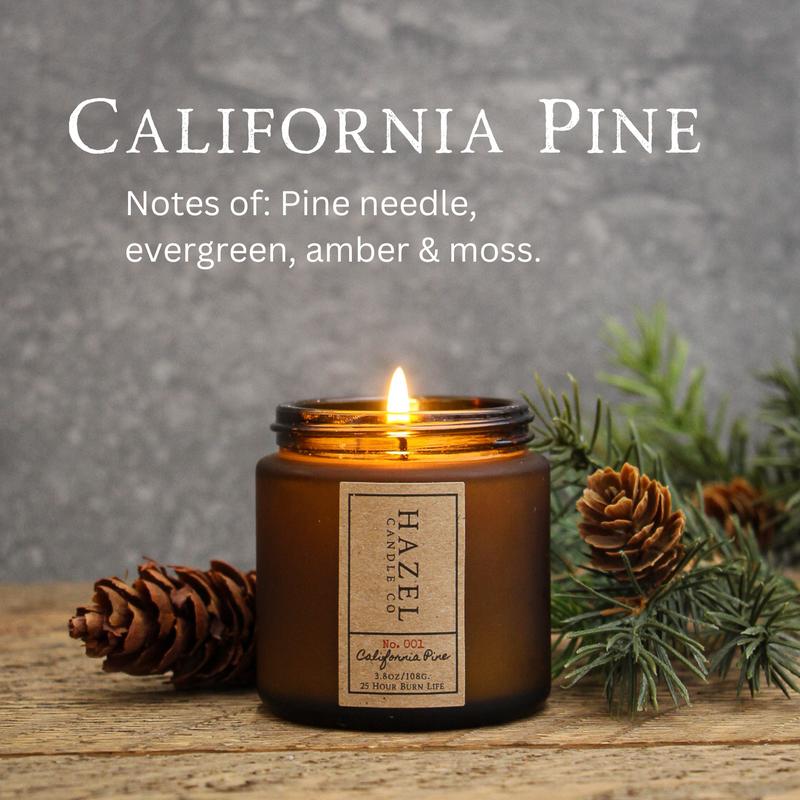 California Discovery Set (4 candles) California inspired candles, nature inspired candles, natural soy wax, eco friendly candles, California gift