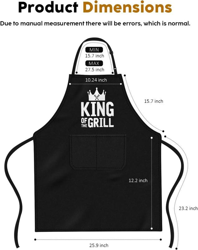 Gifts for Men, Funny Gifts for Dad - Fathers Day, Birthday, Christmas, Valentines Day, Grilling Gifts for Men, Husband, Boyfriend, Brother - Cooking BBQ Grilling Aprons Gifts for Men Him, Chef Gifts