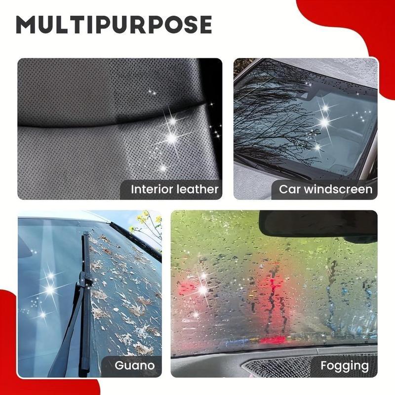 Doeyvose Car Oil Film Cleaning Brush, Car Windshield Oil Film Removal Brush, Rainy Day Anti-fog Cleaning Glass Brush, Universal Car Cleaning Tool