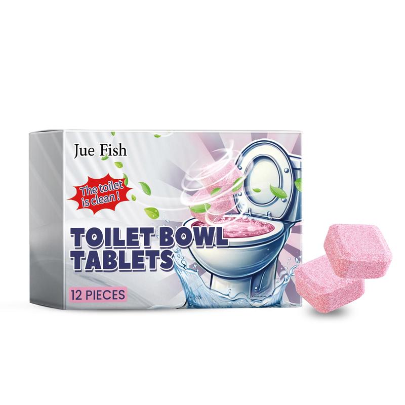 Jue Fish Toilet Toilet Cleaning Effervescent Tablet, Quick Dissolving Toilet Toilet Deodorization, Descaling And Stain Cleaning Tablet