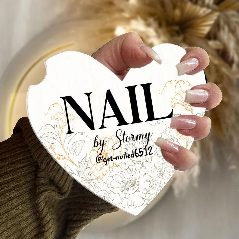 Prop For Nail Techs, Nailfie Disk Sign, Nail Technician Sign, Social Media Picture Prop Sign, Nail Artist Gift