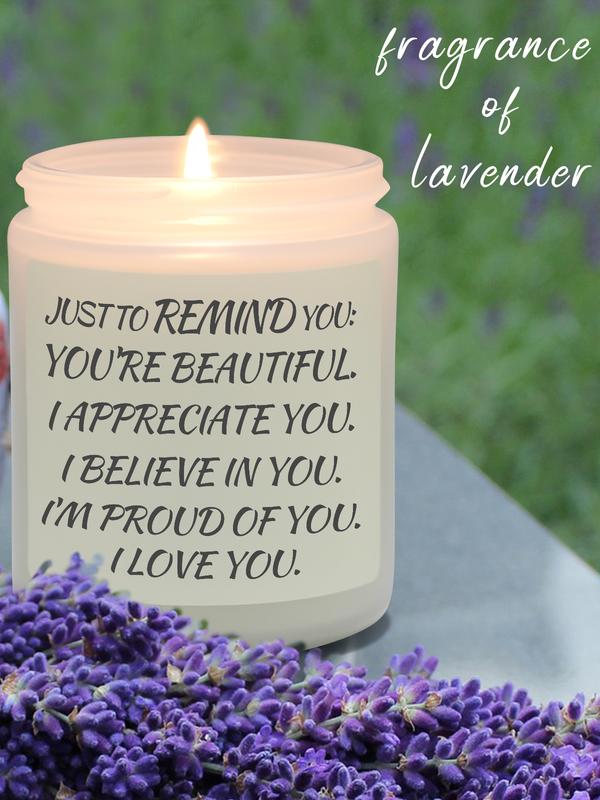 Gifts for Daughter, Friend, Bestie, Lavender Scented Candle, Funny Christmas Gifts, Birthday Gifts stocking stuffer candle gift Happy Retirement party