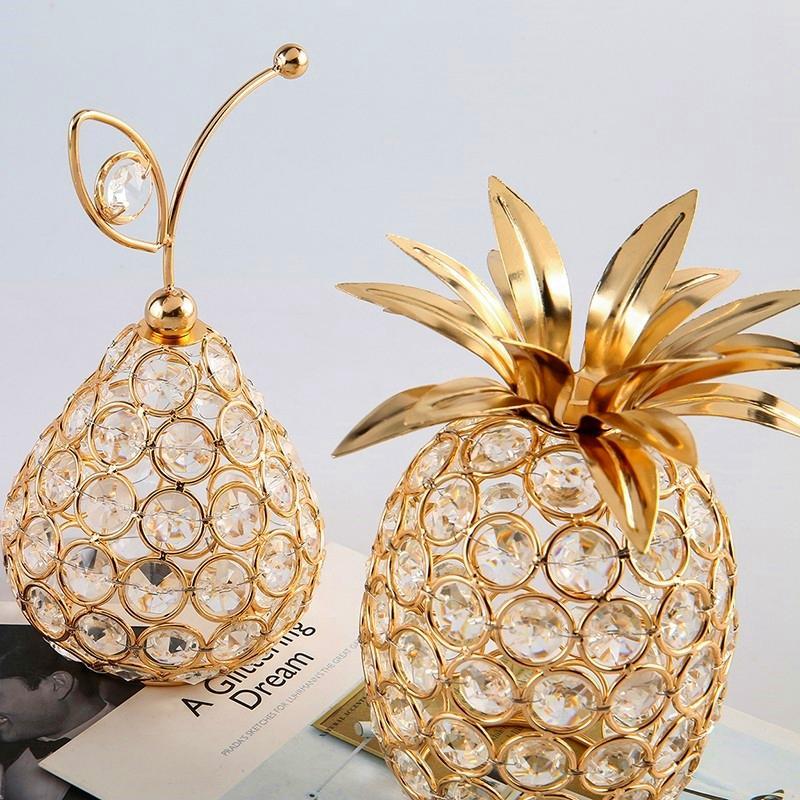 Artificial Pineapple Ornament, 1 Count Artificial Fruit Figurine, Tabletop Centerpiece For Home Decor