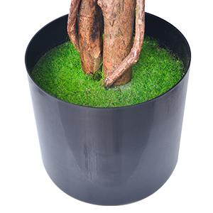 6ft Artificial Banyan Tree - Sturdy Plastic Pot Included - Indoor & Outdoor Decoration - Perfect Housewarming Gift