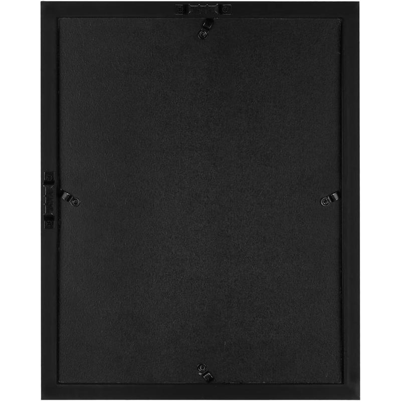 11x14 Shadow Box Frame with Shatter-Resistant Glass - Silhouette Collection - Large Shadow Box Display Case for Tabletop and Wall Display - Black with Soft Felt Back Decor Photo