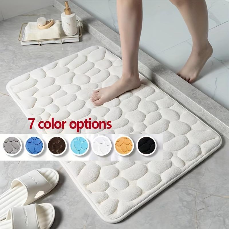 1pc Soft-Grip Pebble Pattern Non-Slip Foot Pad - Bathtub Mats for Slip-Resistant Bathrooms, Bedrooms, and Kitchens - Absorbs Water, Reduces Slipping, and Provides Comfortable Standing Experience