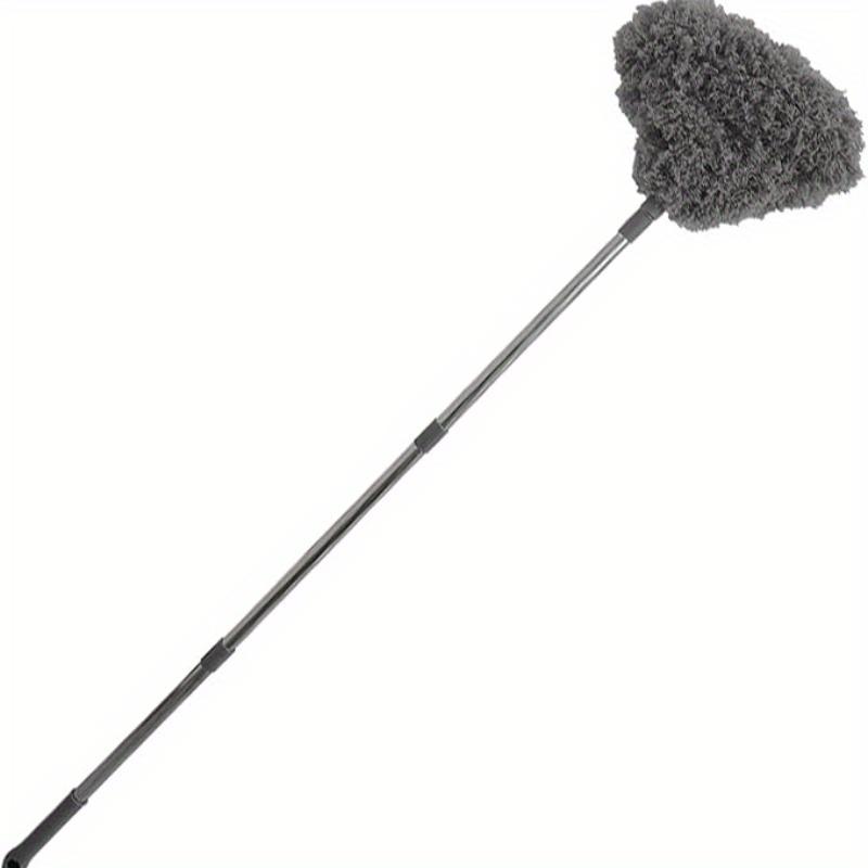 Microfiber Feather Duster Extendable Duster, Ceiling Fan Duster with Extension Pole, Long Handle Dusters for Cleaning Ceiling Fan, High Ceiling, Blinds, Furniture & Cars