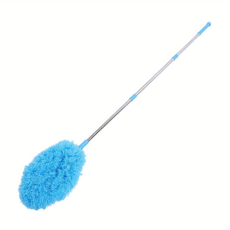 Microfiber Feather Duster Extendable Duster, Ceiling Fan Duster with Extension Pole, Long Handle Dusters for Cleaning Ceiling Fan, High Ceiling, Blinds, Furniture & Cars