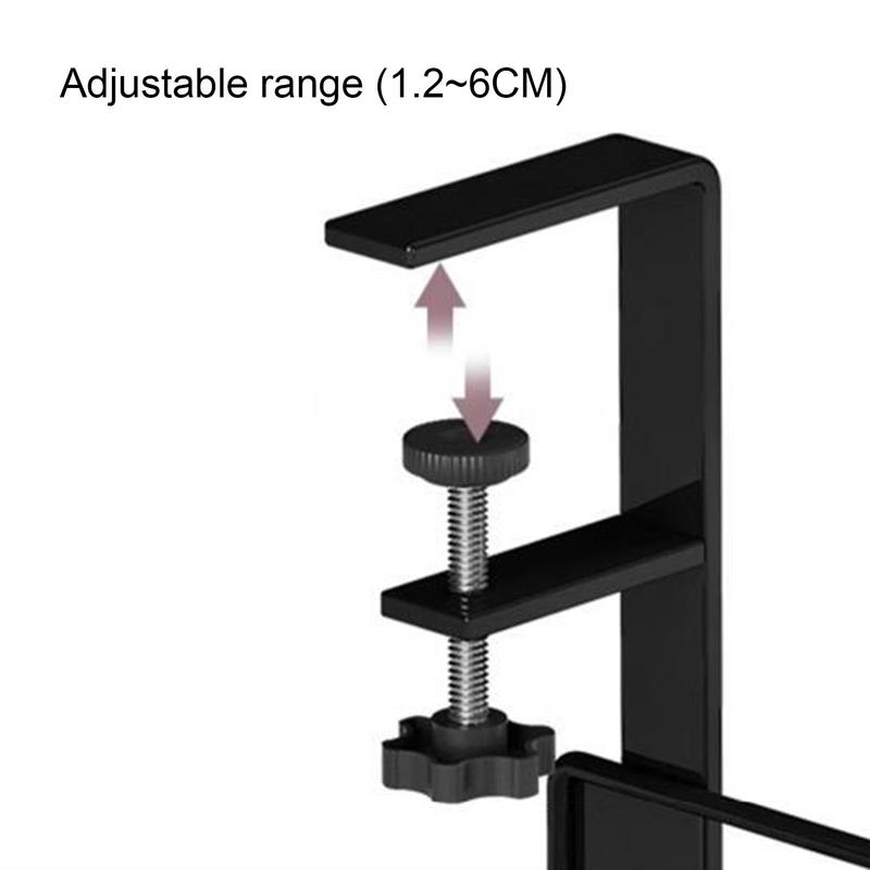 Under Desk Storage Rack, 1 Count Under Desk Cable Management Rack, Cable Management Holder, Desk Organizer for Home Office