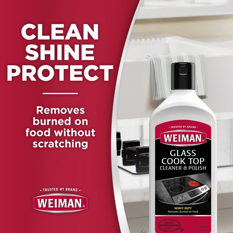 Weiman Glass Cook Top Heavy Duty Cleaner and Polish 20oz Stove Top Cleaner