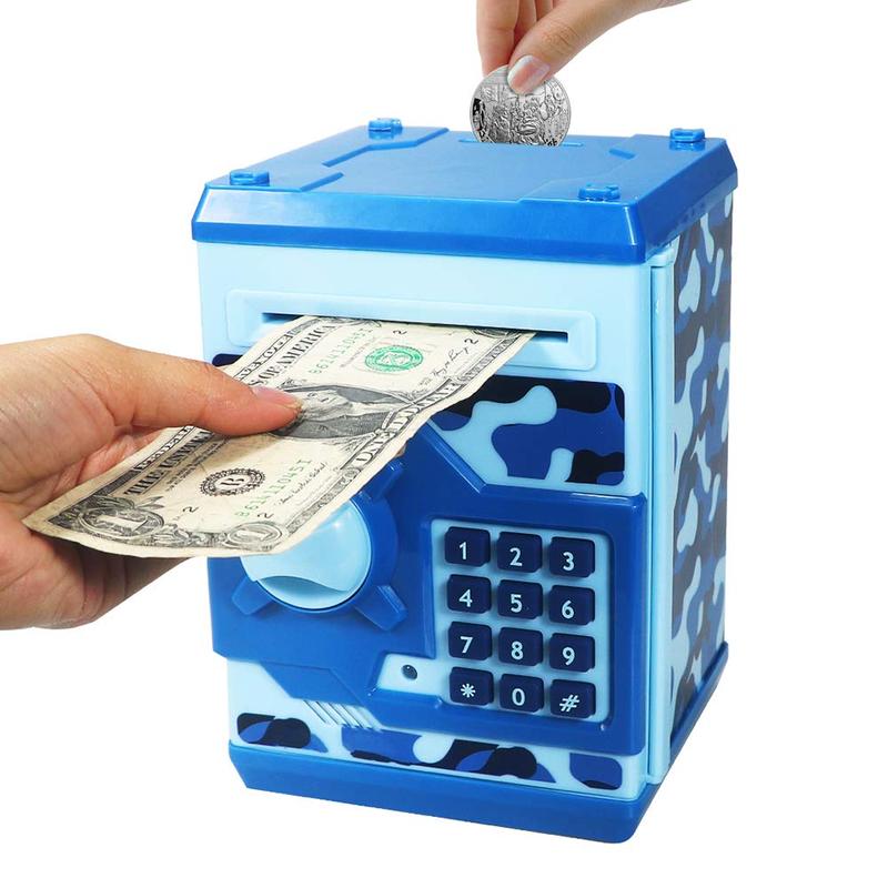 Electronic Password Piggy Bank, 1 Count Cute Money Saving Box, Money Saving Machine for Boys & Girls, Birthday Gift [Battery Required, without Battery]