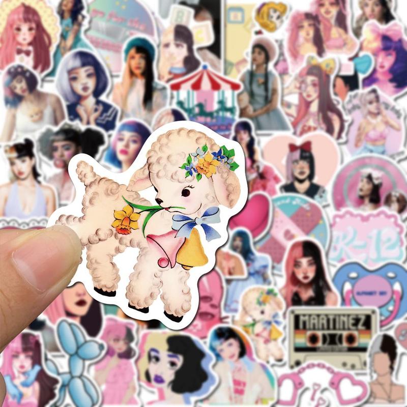 Cartoon Girl Series Sticker (50pcs), Waterproof Self Adhesive Decor Paper, Decor Sticker for Gift Greeting Card Water Bottle Laptop Phone