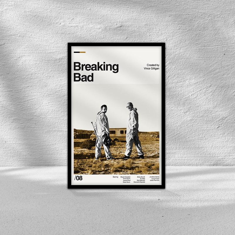 Breaking Bad Poster, Wall Decor, Breaking Bad Poster Print, Film Poster, Home Decoration, Art Poster, Breaking Bad Poster Print, Aesthetic 02