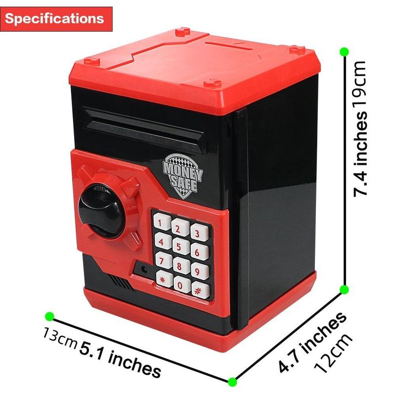 Electronic Password Piggy Bank, 1 Count Cute Money Saving Box, Money Saving Machine for Boys & Girls, Birthday Gift [Battery Required, without Battery]