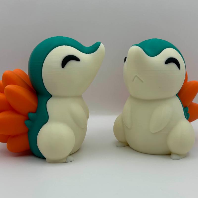 Cute Chibi Cyndaquil Figurine Room Decor