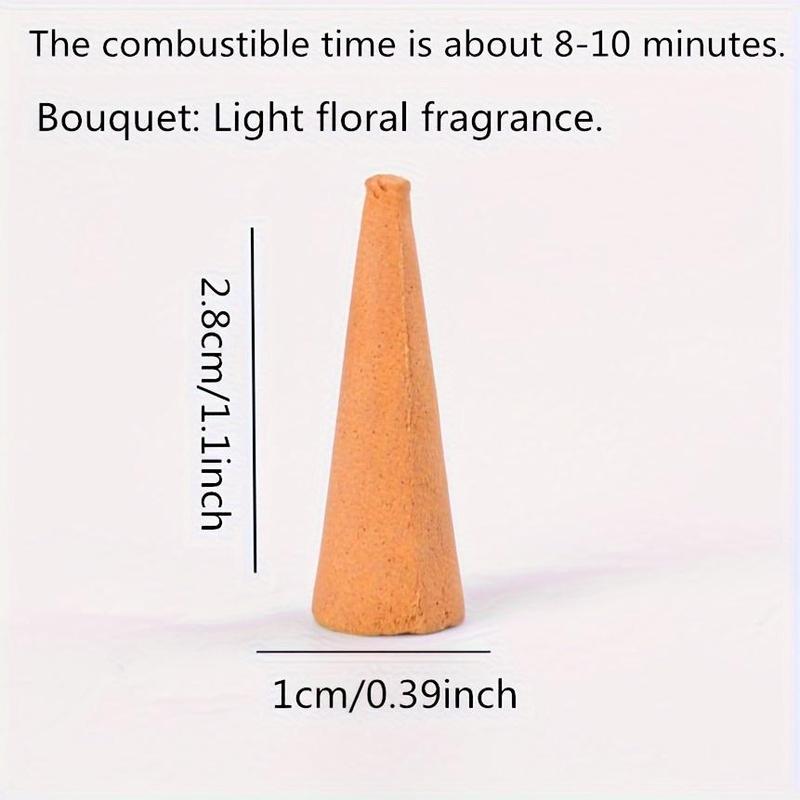 Colorful Aromatherapy Incense Cone, 60 100 150pcs Mixed Color Fragrance Incense Cone, Home Fragrance for Living Room, Bedroom, Bathroom