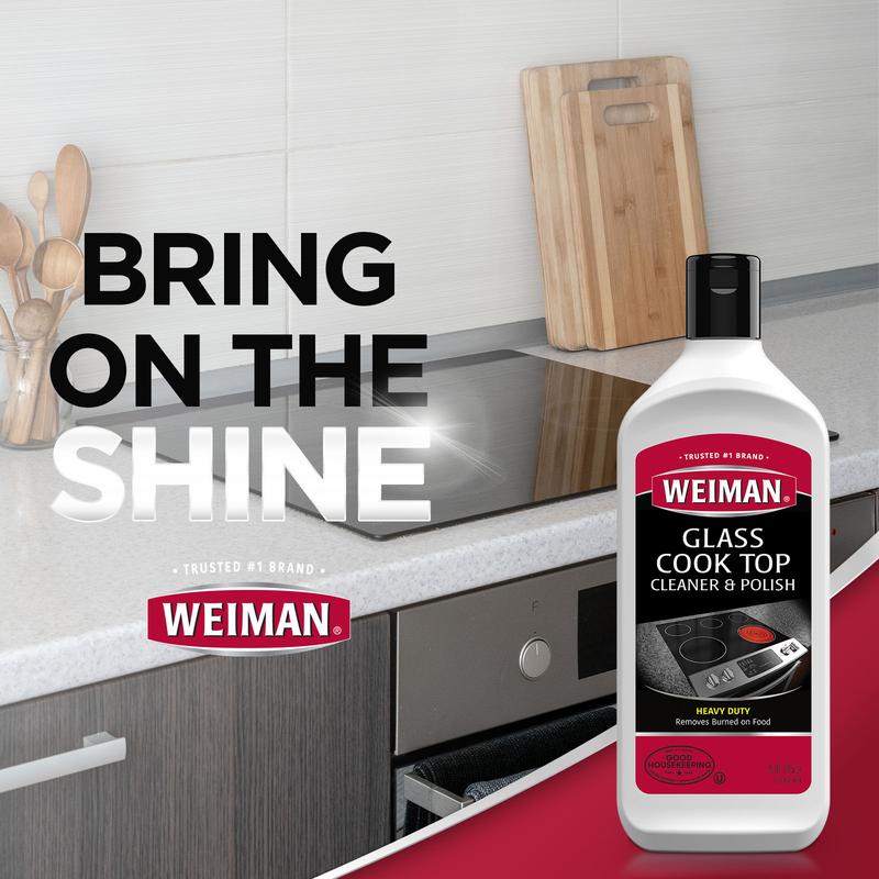 Weiman Glass Cook Top Heavy Duty Cleaner and Polish 20oz Stove Top Cleaner