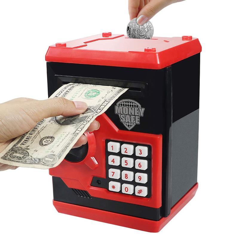 Electronic Password Piggy Bank, 1 Count Cute Money Saving Box, Money Saving Machine for Boys & Girls, Birthday Gift [Battery Required, without Battery]