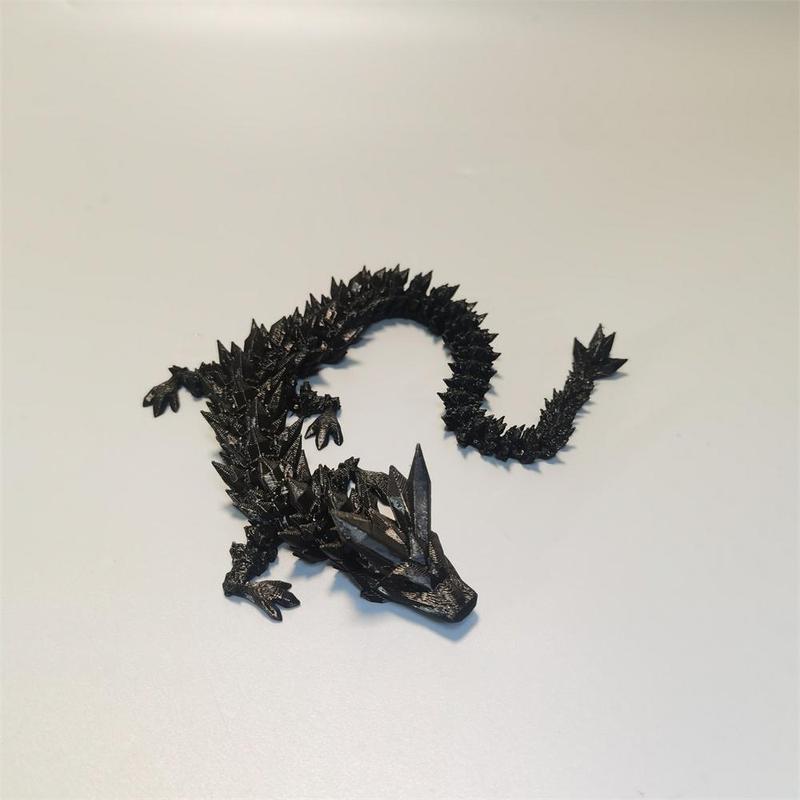 Room Decor Mini Dragon Design Desktop Figurine, 1 Count 3D Printed Creative Desktop Ornament, Decor Figurine, Home Decor Supplies for Living Room Bedroom Office