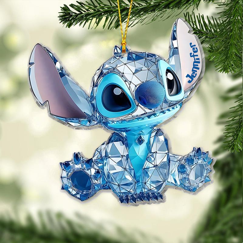 Merry Stitchmas - Personalized Ohana Ornament