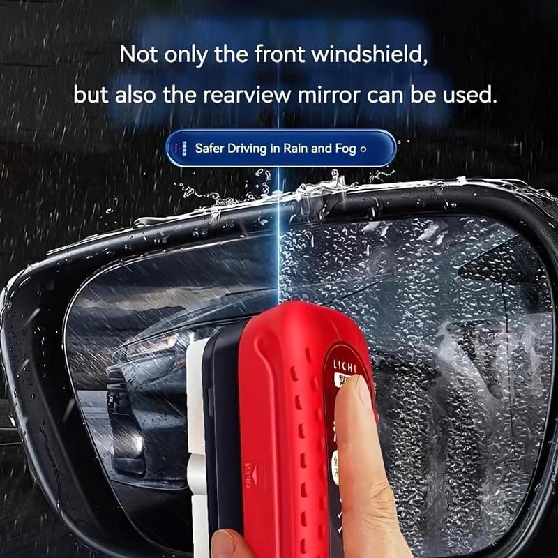 Car Oil Film Cleaning Brush, Car Windshield Oil Film Removal Tool, Rainy Day Anti-fog Cleaning Glass Brush, Suitable for All Cars