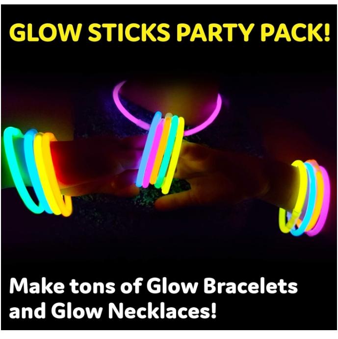 Glow Sticks Bulk Party Favors 100 pack - 8