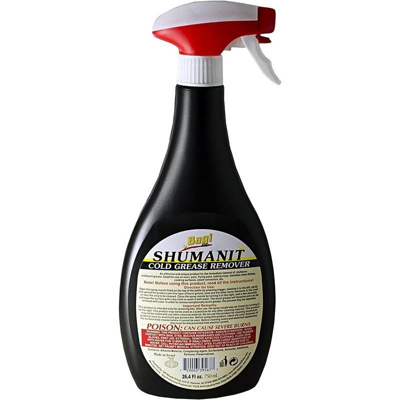 BAGI SHUMANIT - Cold Grease Remover. Spray for The immediate Removal of Stubborn and Burnt fats Grease