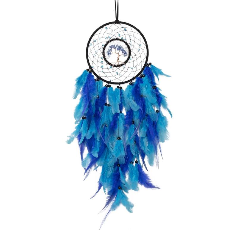 Dream Catcher for Ramadan Decor, 1 Count Feather Decor Dream Catcher, Hanging Decor for Home Living Room Room, Ramadan Decorations, Holiday Gift for Friends