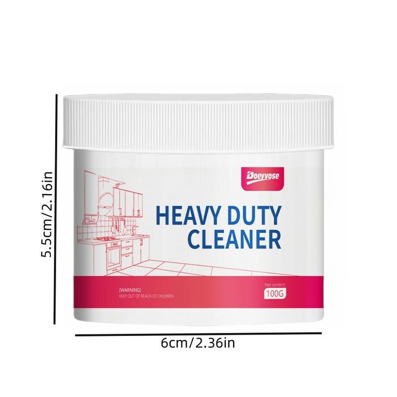 Doeyvose Heavy Duty Cleaner, Multifunctional Stains Cleaner, Stainless Steel Oil Stains Cleaning Cream, Cleaning Tool for Home Kitchen & RV