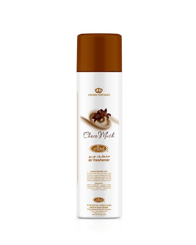 Choco Musk Air Freshener Spray by Al Rehab 300ml Aroma Floral