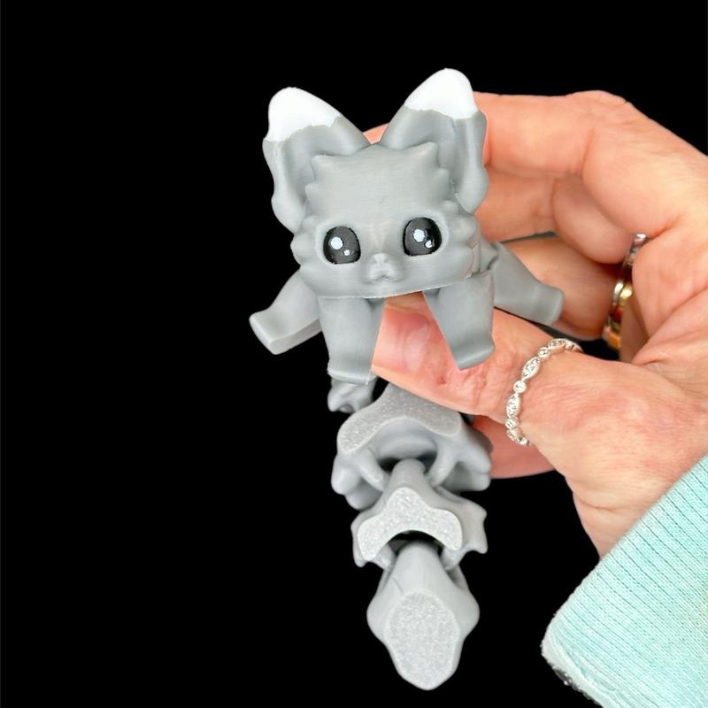 3D Printed Articulated Fox Figurine