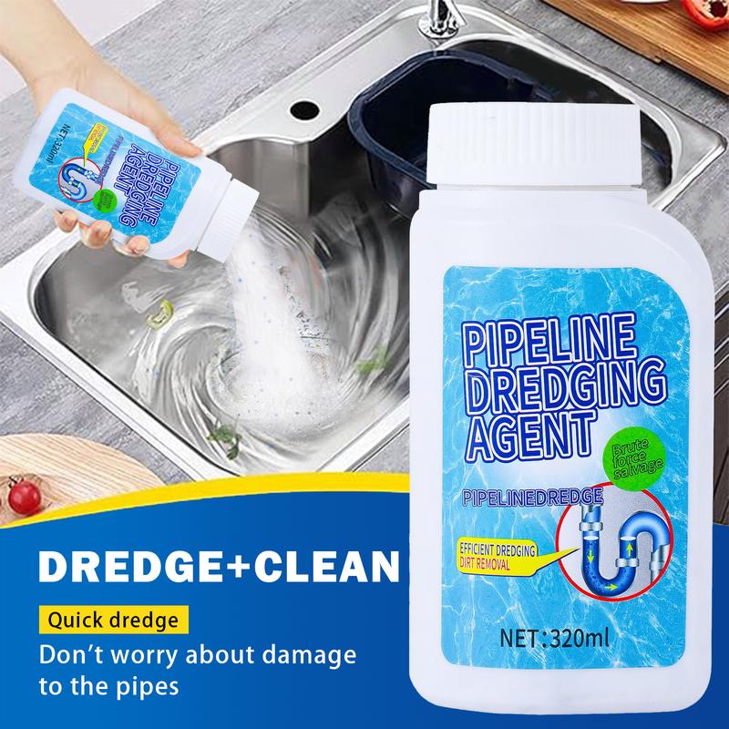 Liapu §Powerful Pipe Dredging Agent for Kitchen and Toilet Pipelines - Dissolves 200+ Blockages and Kills 99% of Bacteria