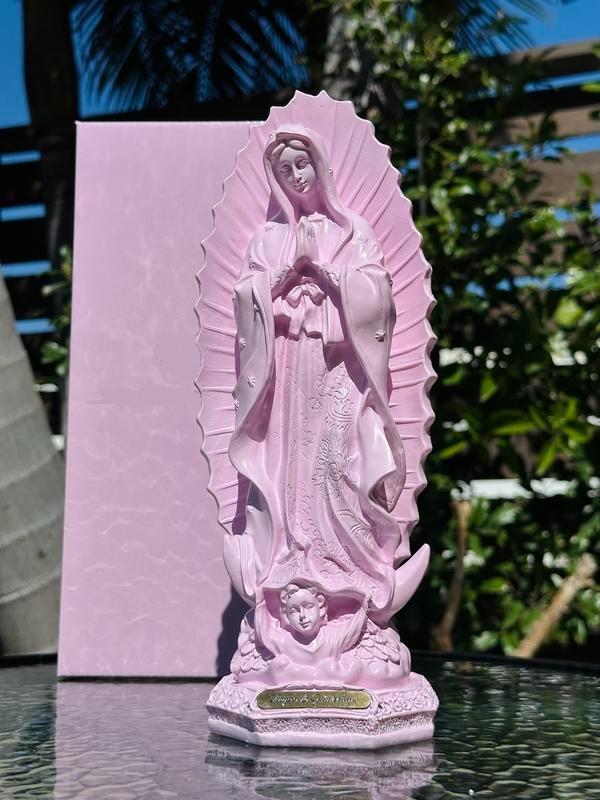 Virgen Mary Statue - Religious Ornaments Decor