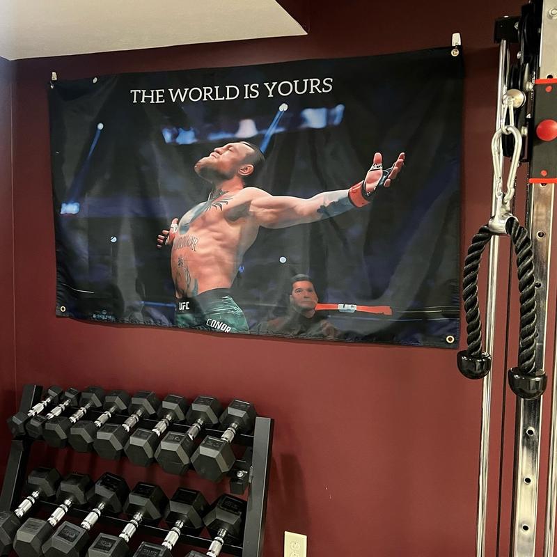 The World Is Yours Conor McGregor Motivational Flag