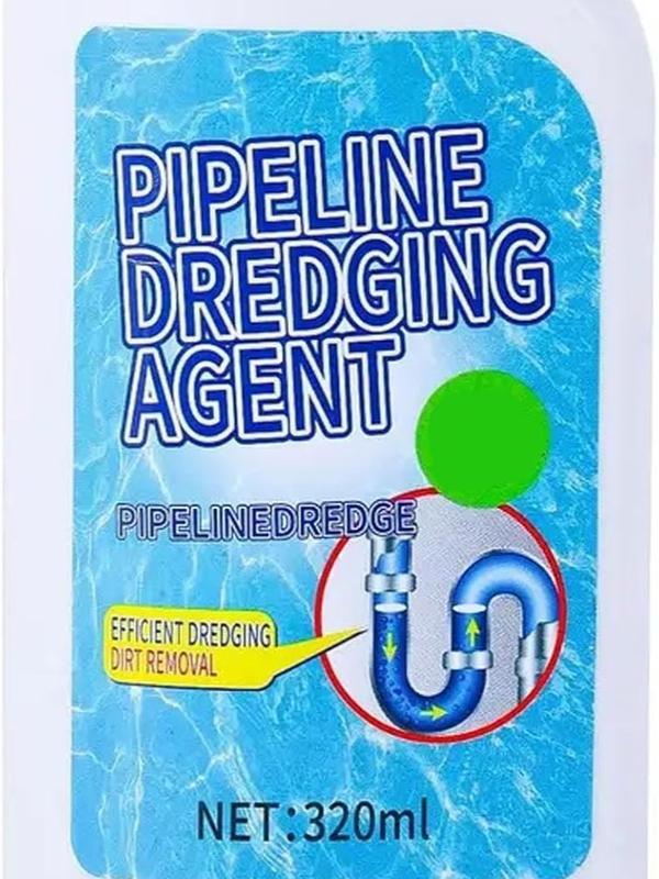 Liapu Powerful Pipe Dredging Agent for Kitchen and Toilet Pipelines - Dissolves 200+ Blockages and Kills 99% of Bacteria