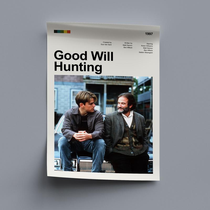 Good Will Hunting Poster, Good Will Hunting Movie Poster Print, Good Will Hunting Poster Wall Decor, Movie Posters Art, Landscape, Decoration Room