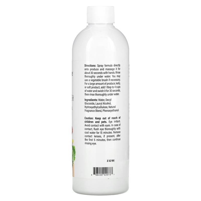 Mild By Nature Fruit and Vegetable Wash, 16 fl oz (473 ml)