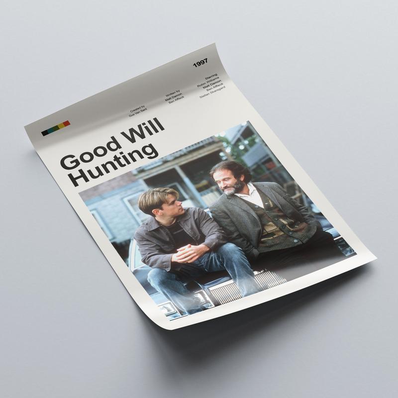 Good Will Hunting Poster, Good Will Hunting Movie Poster Print, Good Will Hunting Poster Wall Decor, Movie Posters Art, Landscape, Decoration Room