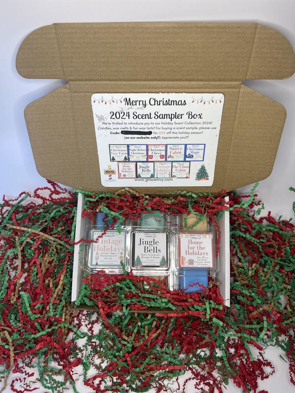 Christmas 2024 Scent Sampler Wax Melt Collection Box