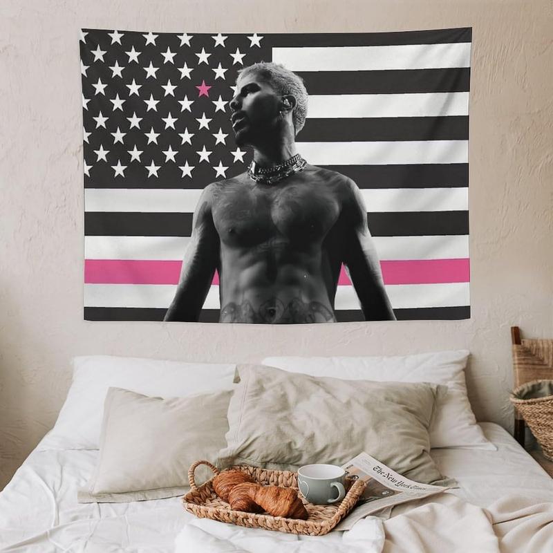 American Rauw Flag Tapestry Alejandro Poster Suitable for College Dormitories,Bedrooms, Living Rooms, Dormitories, Background Decorations